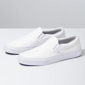 Vans Classic Slip On | White | Unisex | U.S. Women 6